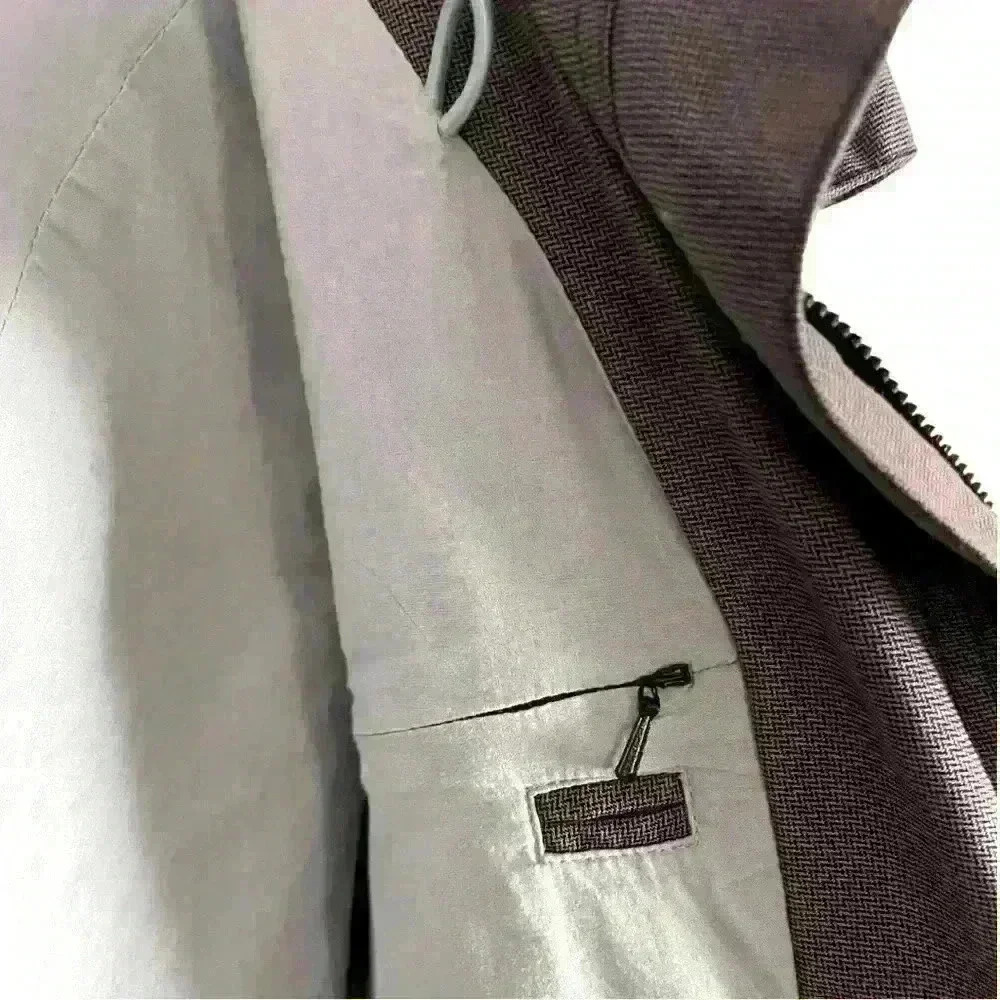 Three Stones Grey Spring/Fall Jacket Size L - Picture 10 of 13